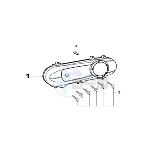 LUDIX 12 RSP2 drawing CRANKCASE COVER