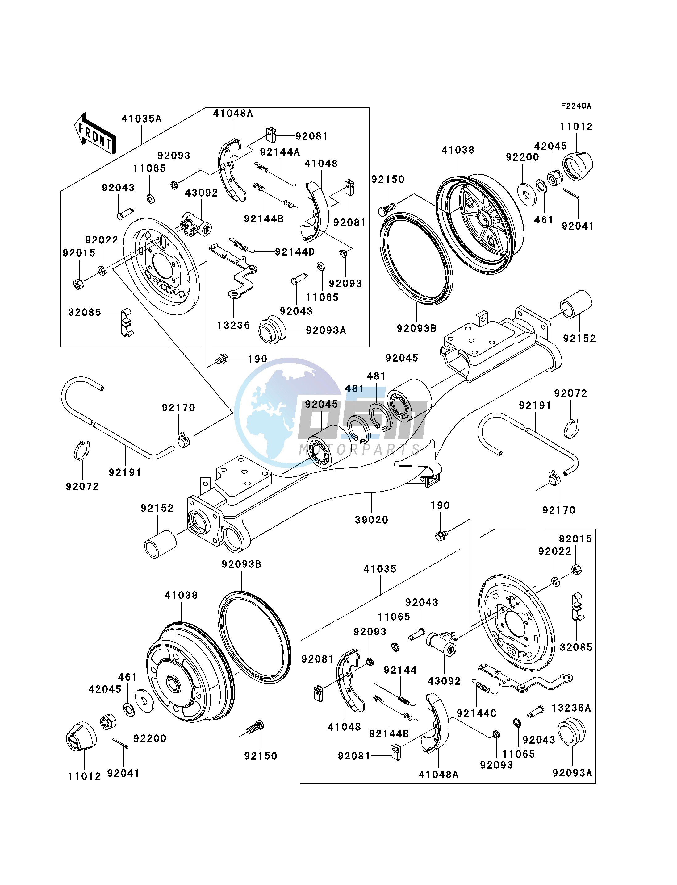 REAR HUBS_BRAKES-- H8F- -