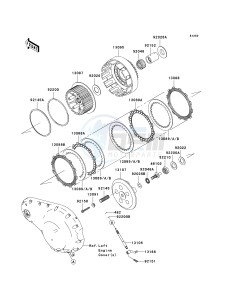 VN 2000 G [VULCAN 2000] (8F-9F) G8F drawing CLUTCH