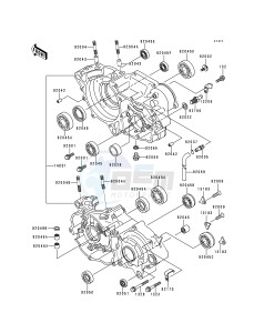 KX 250 K [KX250] (K5) [KX250] drawing CRANKCASE