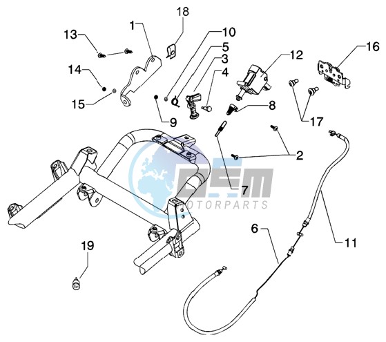 Saddle unlock control