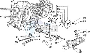 Liberty 150 Leader drawing Oil pump-oil pan