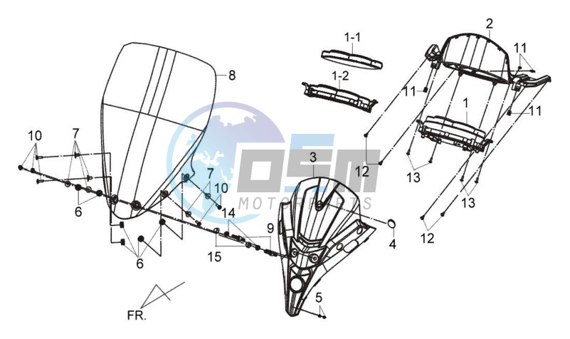 METER ASSY - WIND SCREEN