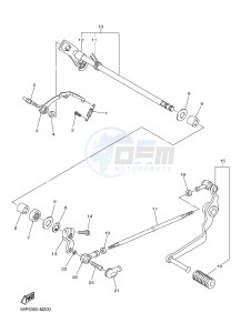 FZ8-S FZ8 FAZER 800 (42PA 42PE) drawing SHIFT SHAFT