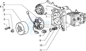 Sfera RST 125 drawing Flywheel magneto