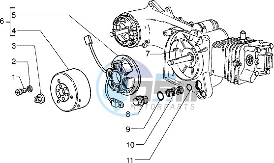 Flywheel magneto