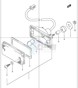 LT-F300 (E24) drawing TAIL LAMP (MODEL K1)