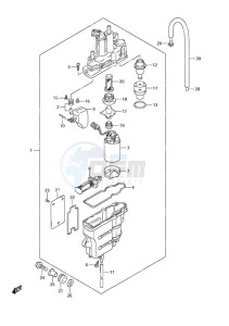 DF 50A drawing Fuel Vapor Separator