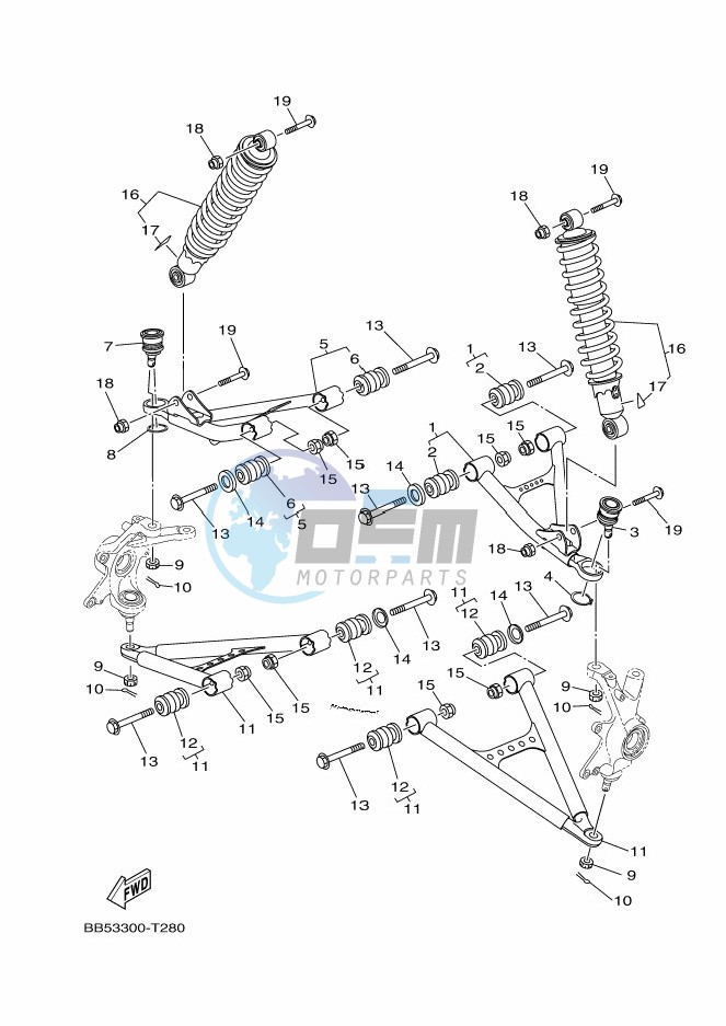 FRONT SUSPENSION & WHEEL