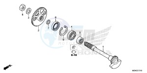 CRF450RF CRF450R Europe Direct - (ED) drawing BALANCER