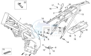 SXV 450-550 2009-2011 drawing Frame