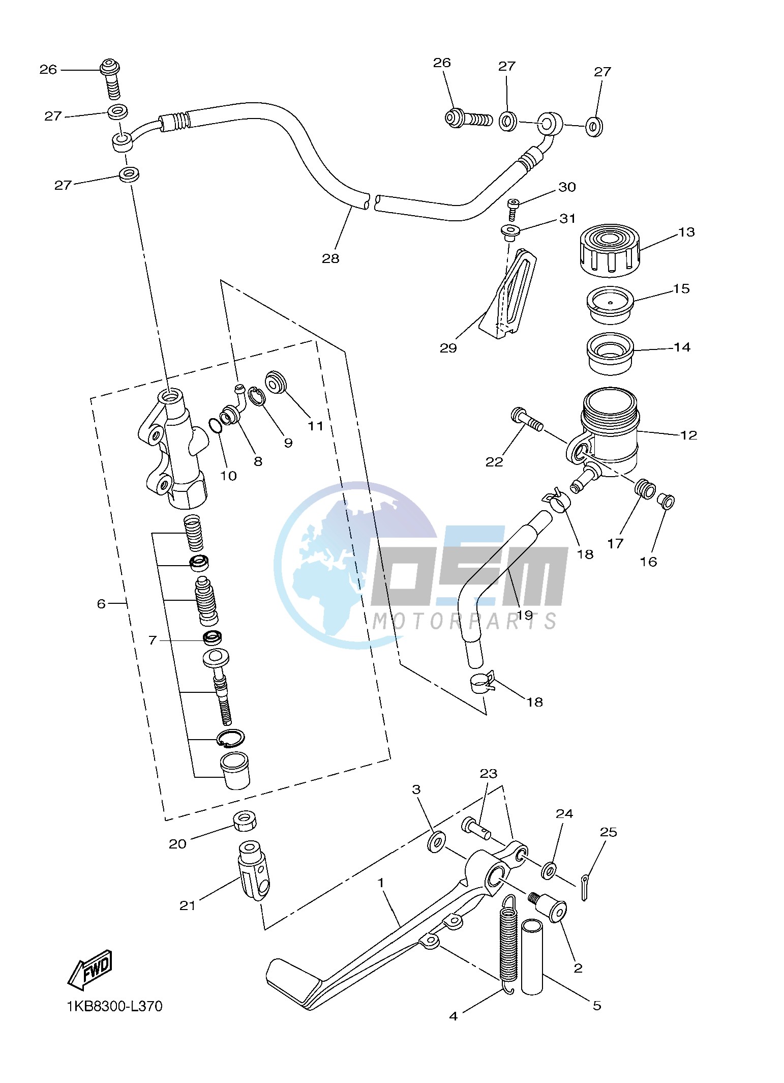 REAR MASTER CYLINDER