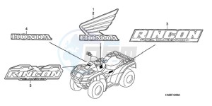 TRX680FA9 Australia - (U) drawing MARK