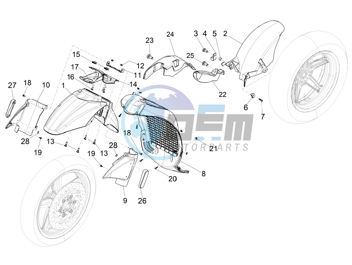 Wheel housing - Mudguard