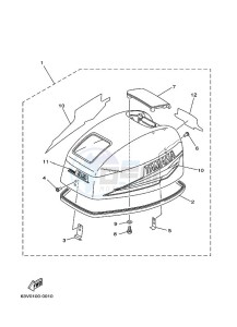 9-9F drawing FAIRING-UPPER