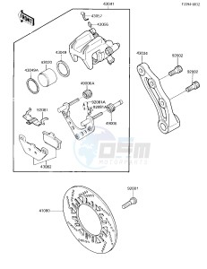 EX 250 E [NINJA 250R] (E1-E2) [NINJA 250R] drawing REAR BRAKE