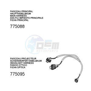 FIGHT 3 E drawing PLUG WIRING HARNESS