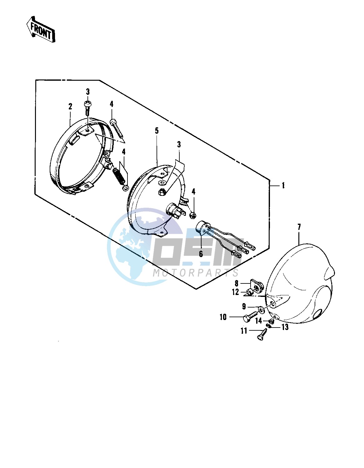 HEADLIGHT -- 76-77 S2_S3- -