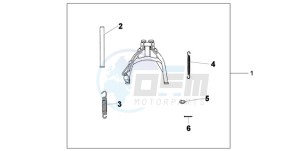 XL700V9 ED drawing MAINSTAND