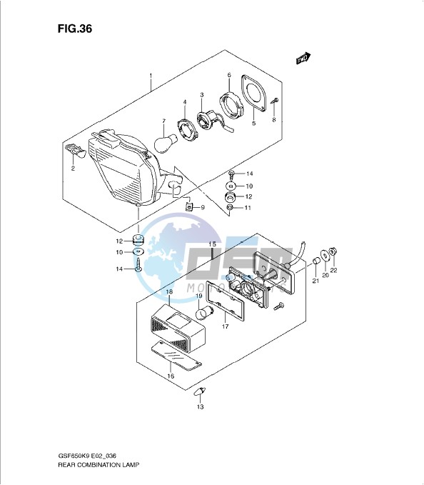 REAR COMBINATION LAMP