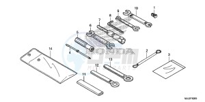 NC700XDE NC700XD 2ED - (2ED) drawing TOOL