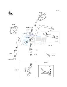 VN 1500 E [VULCAN 1500 CLASSIC] (E1) [VULCAN 1500 CLASSIC] drawing HANDLEBAR