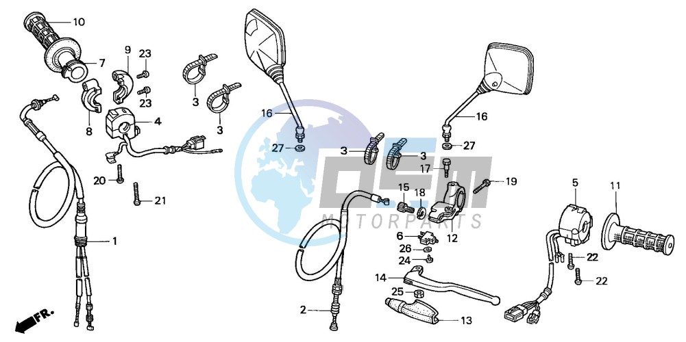 HANDLE LEVER/SWITCH/CABLE