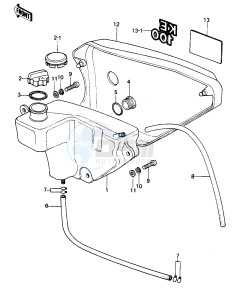 KE 100 A [KE100] (A9-A10) [KE100] drawing SIDE COVER_OIL TANK