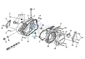 MITO EV 125 drawing CRANKCASE COVER