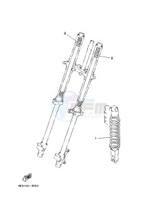 YZ85 YZ85LW (1SN4 1SN6 1SP4 1SP6) drawing ALTERNATE FOR CHASSIS