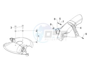 Stalker 50 drawing Wheel housing - Mudguard