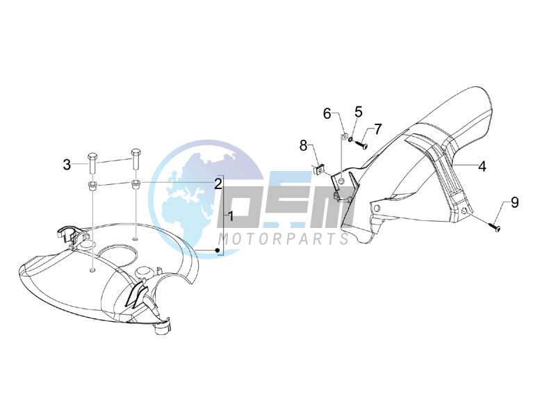 Wheel housing - Mudguard