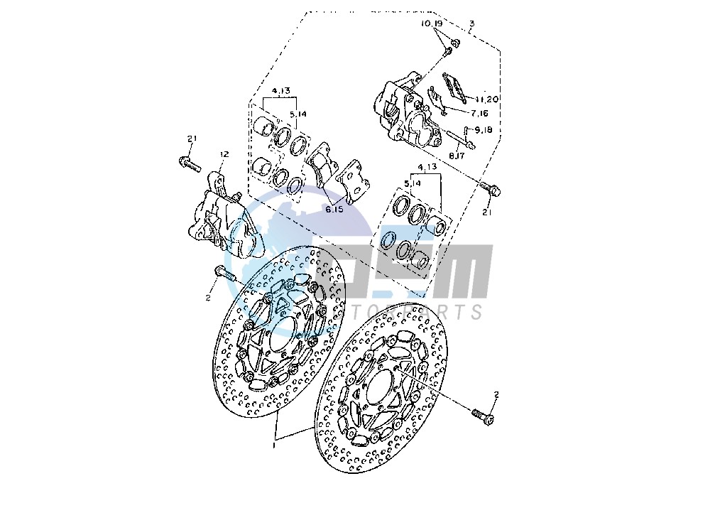 FRONT BRAKE CALIPER