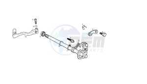 SENDA SM DRD RACING LTD - 50 CC VTHSR2A2B drawing GEAR CHANGE MECHANISM