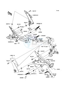 ER-6f ABS EX650B8F GB XX (EU ME A(FRICA) drawing Footrests