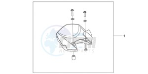 CB1000RA9 France - (F / ABS CMF) drawing HUGGER