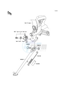 VERSYS KLE650A7F GB XX (EU ME A(FRICA) drawing Stand(s)