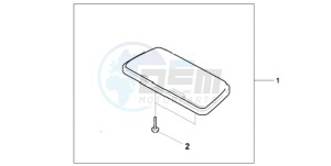 GL1800A France - (F / CMF) drawing TRUNK VANITY MIRR