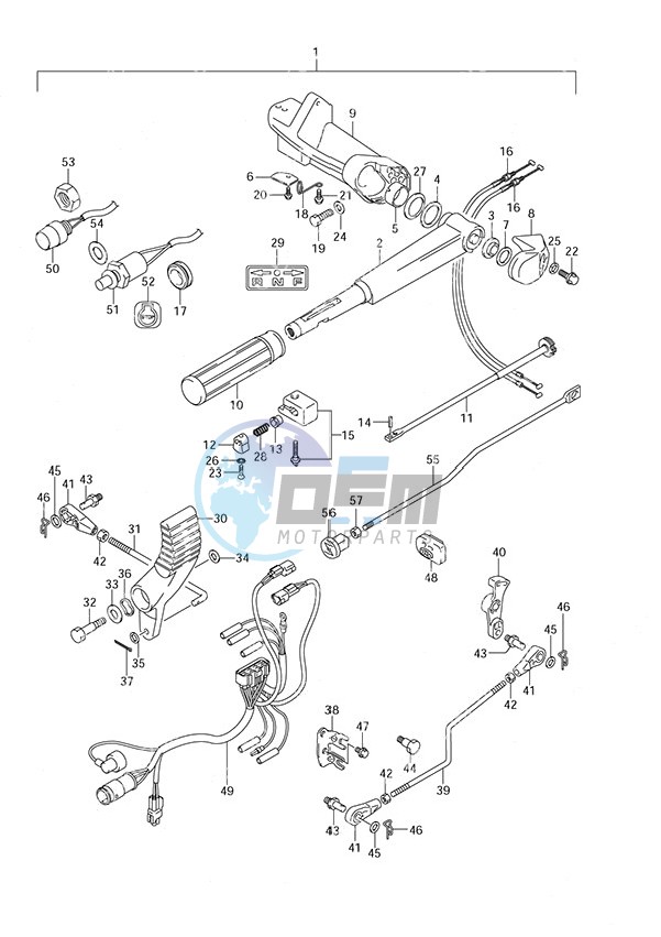 Tiller Handle