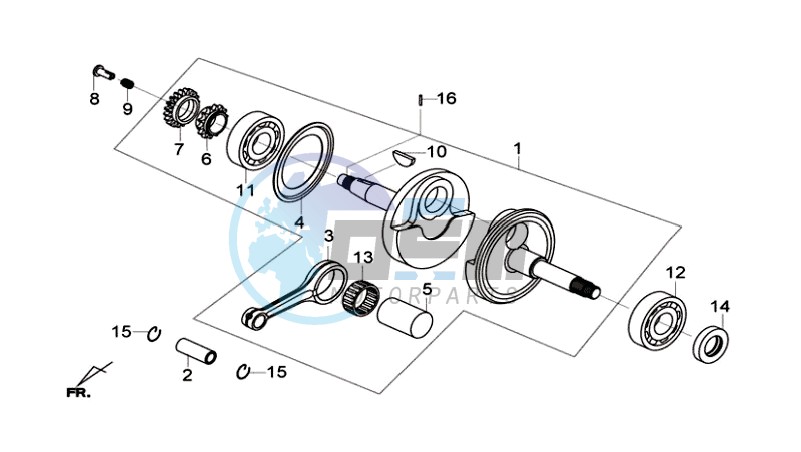 CRANKSHAFT / PISTON / PISTON RING