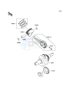 MULE_610_4X4 KAF400ADF EU drawing Crankshaft/Piston(s)