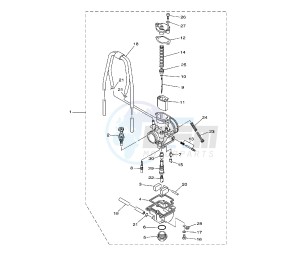 YZ 85 drawing CARBURETOR