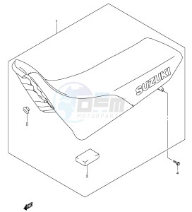 DR-Z250 (E24) drawing SEAT (MODEL K5)