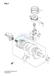 GSX-R600 (E3-E28) drawing CRANKSHAFT