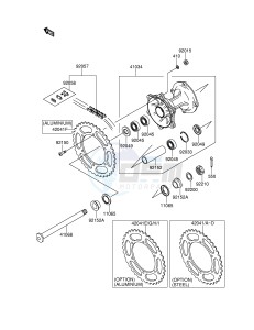 RM-Z250 (E28) drawing REAR HUB