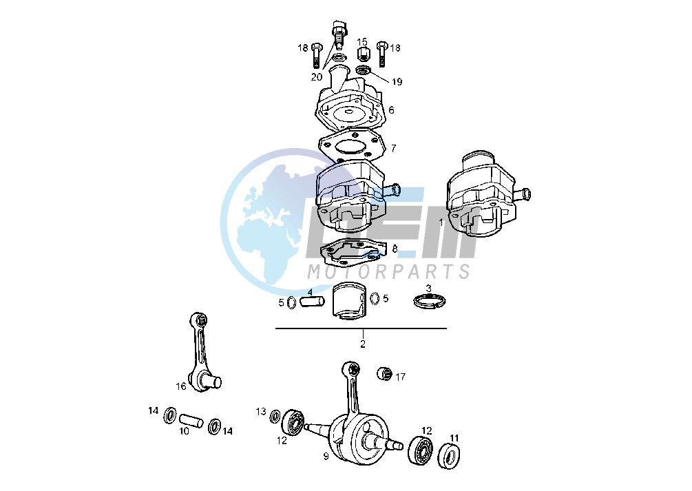 CRANKSHAFT-CYLINDER