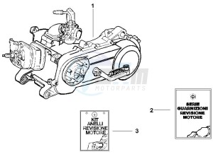 Runner 50 SP drawing Engine assembly