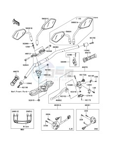 Z1000 ZR1000DCFA FR GB XX (EU ME A(FRICA) drawing Handlebar