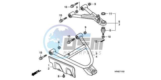 FRONT ARM (4WD)