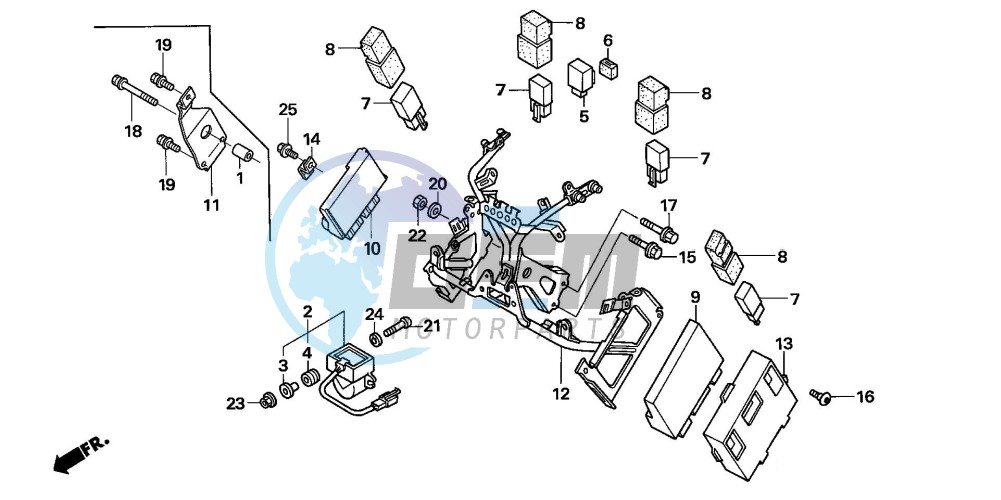 COWL STAY (VFR800A)